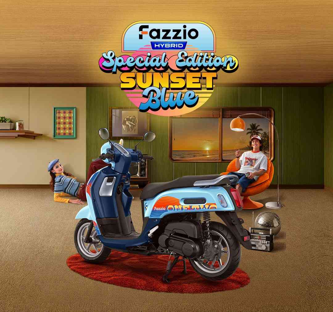 Yamaha Fazzio Sunset Blue banner